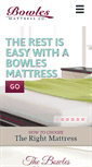 Mobile Screenshot of bowlesmattress.com